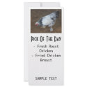 Pecking Chicken rack cards by GAZoomIn Pecking Chicken rack cards