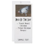 Pecking Chicken Full Color Rack Card