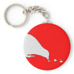pecking order. keychain