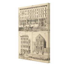 Peck's Block Canvas Print