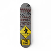 Ped Crossing Skateboard Deck by gacatmandu Ped Crossing Skateboard Deck