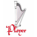 Pedal Harp Player t-shirts