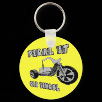 Pedal it old School keychains