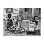 Pedal Power, 1930s Post Card
