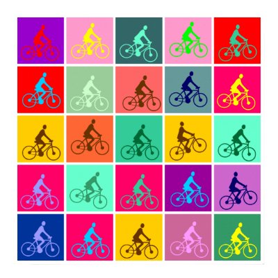 Pedalling Pop Poster by artberry