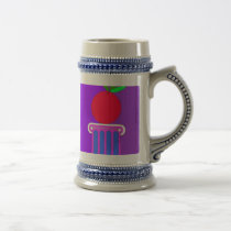 pedastal and apple column mug