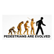 Pedestrians Are Evolved Photo Greeting Card