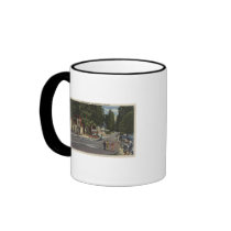 Pedestrians on Lake Shore Drive Coffee Mugs