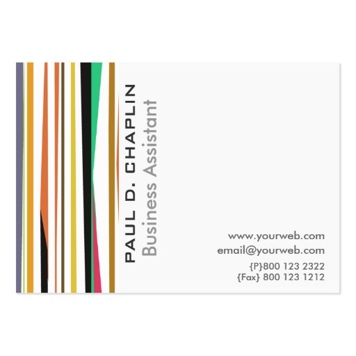 Pediatric  Affordable Business Card Templates (front side)