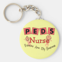 Pediatric Nurse "Babies Are My Business" Key Chain