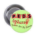 Pediatric Nurse "Babies Are My Business" Pins