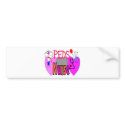 Pediatric Nurse Gifts, Unique Fun Designs bumper stickers