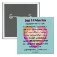 Pediatric Nurse Poem Gifts Button