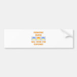 Pediatric Nurse ... Will Work For Cupcakes Bumper Stickers