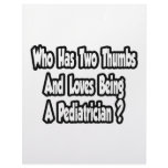 Pediatrician Joke...Two Thumbs Personalized Letterhead