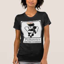 PEDIATRICS LOGO - INFANTS, CHILDREN, ADOLESCENTS TEE SHIRT