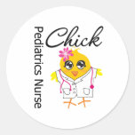 Pediatrics Nurse Chick v2 Sticker