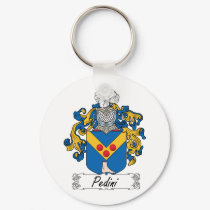 Pedini Family Crest keychains
