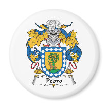 Pedro Family Crest magnets