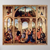 Pedro Perugino - el nacimiento de Cristo Poster