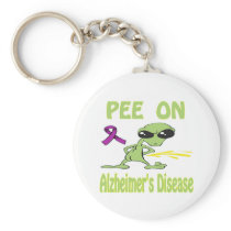 Pee On Alzheimer'S Disease Keychain