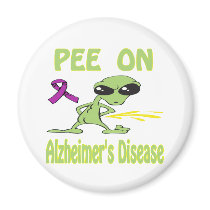 Pee On Alzheimer'S Disease Magnet