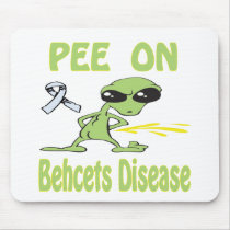 Pee On Behcets Disease Mousepad by causeican Pee On Behcets Disease Mousepad