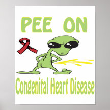 Pee On Congenital Heart Disease Poster