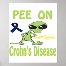 Pee On Crohn'S Disease Poster