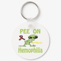 Pee On Hemophilia Keychain