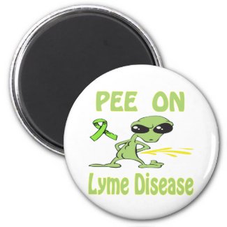 Pee On Lyme Disease Magnet