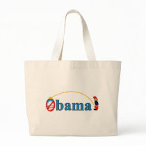 Pee on Obama Canvas Bags