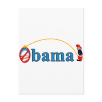 Pee on Obama postcards