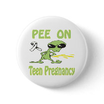 Pee On Teen Pregnancy Button