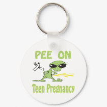 Pee On Teen Pregnancy Keychain
