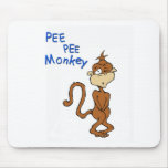 Pee Pee Monkey mousepads
