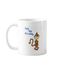Pee Pee Monkey Coffee Mug