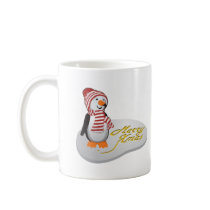 Pee Pee Penguin - Merry Xmas in Snow Mug