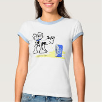 Pee Stone Ringer Tee Ladies t-shirts