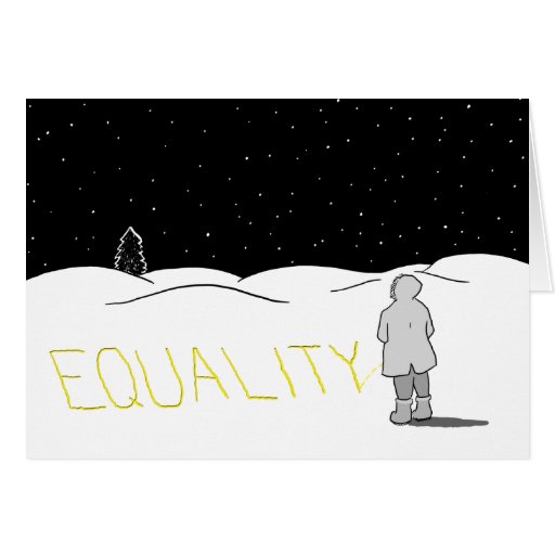Pee the change you want to see: Equality Greeting Cards