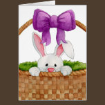 Peek-a-Boo Bunny Card cards