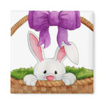 Peek-a-Boo Bunny Magnet