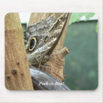 Peek-A-Boo Butterfly mousepads by codfishlady Peek-A-Boo Butterfly mousepads