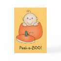 Peek-a-BOO Halloween card
