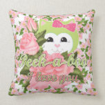 Peek-a-boo I love you pillows