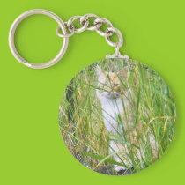Peek-a-boo kitty keychain keychains
