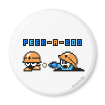 Peek-a-Boo Fridge Magnets