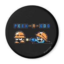 Peek-a-Boo Fridge Magnets
