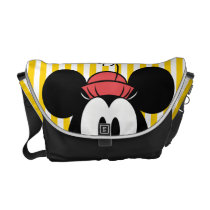Peek-a-Boo Minnie Mouse Messenger Bags at Zazzle
