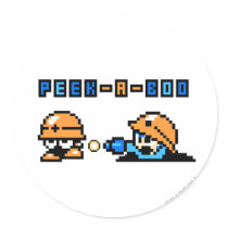 Peek-a-Boo Sticker